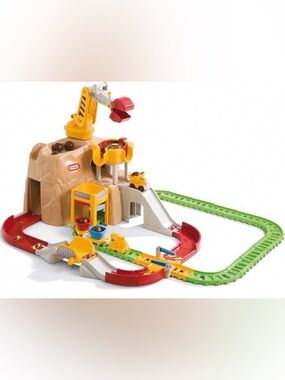 VTG Little Tikes Big Adventures Construction Peak Rail 'n Road Playset With Box